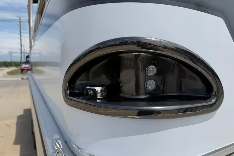 Slide: The Image of Close-up of 2026 Avalon VENTURE QUAD LOUNGE exterior detail with sleek design elements. - 55