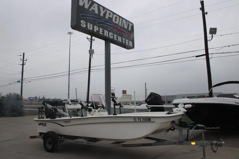 The Image of 2021 Mako Pro Skiff 17 CC boat on trailer at Waypoint Marine Supercenter. - 0