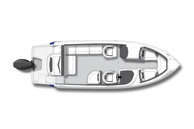 Slide: The Image of Manufacturer Provided Image: Top view of 2025 Monterey 255SS Super Sport boat layout. - 11