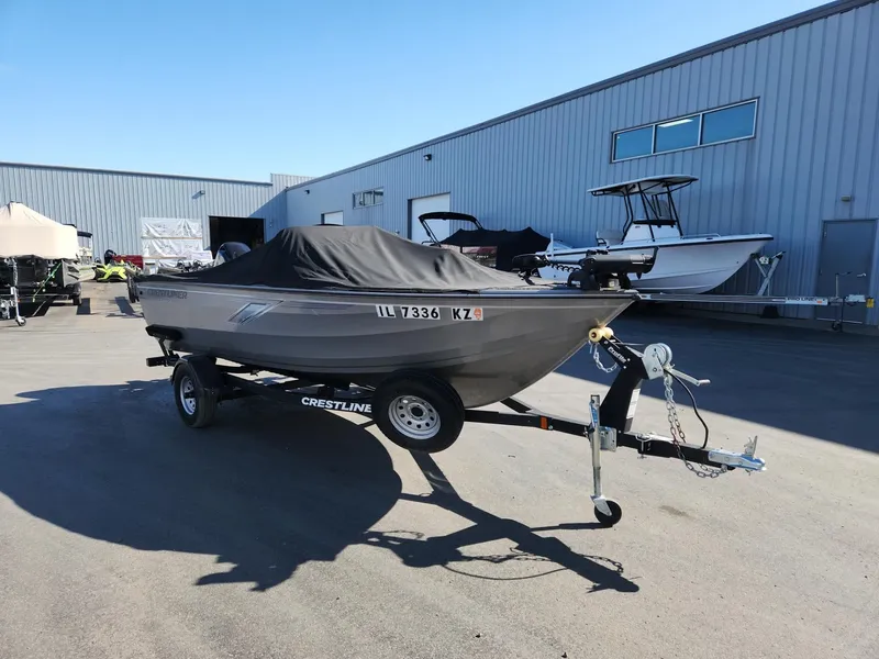 The Image of 2020 Crestliner 1650 Fish Hawk SE SC boat on trailer. - 1