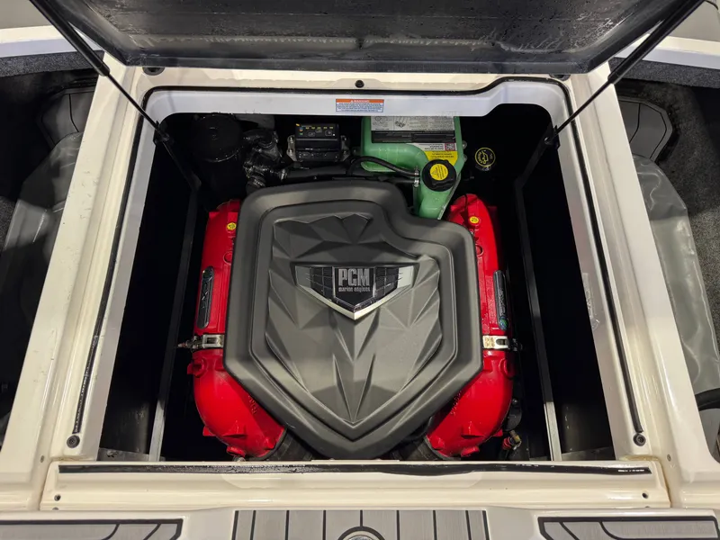 Slide: The Image of Engine compartment of 2022 Nautique Super Air Nautique GS24 boat. - 27