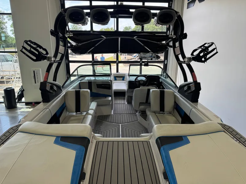 Slide: The Image of Interior view of a 2014 Nautique Super Air Nautique 230 boat. - 9
