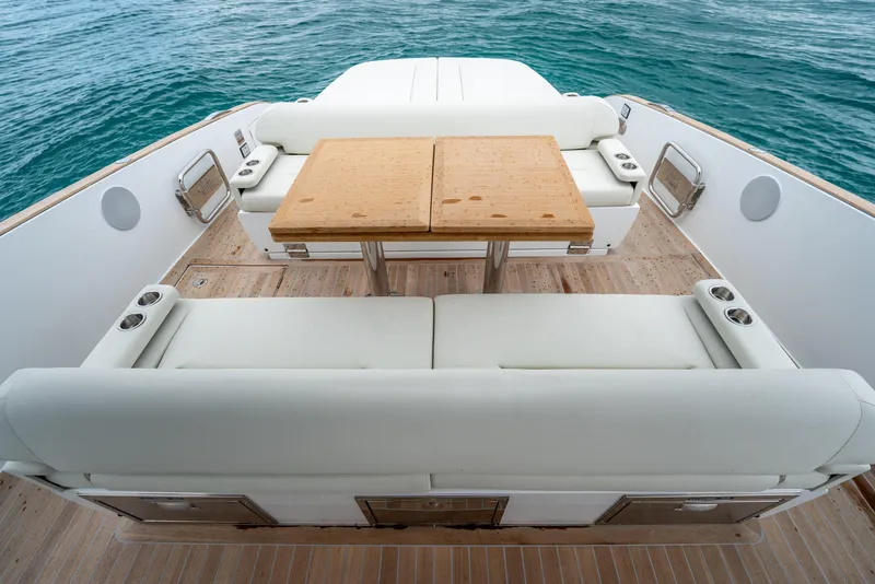 Slide: The Image of Luxurious seating area on the 2026 Solaris Power 44 Sport Turismo yacht. - 25