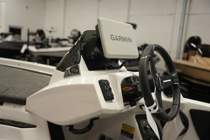 Slide: The Image of Steering console of 2026 iKon VLE21 boat with Garmin navigation system. - 15