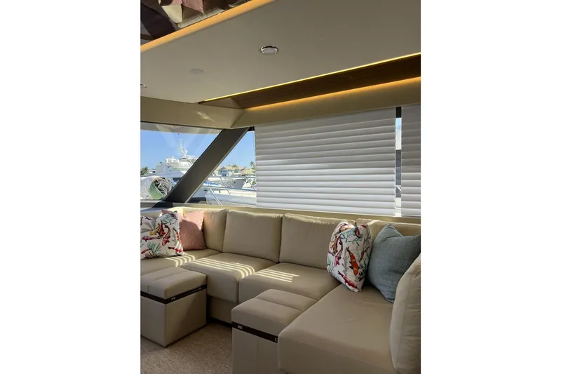 Slide: The Image of Luxurious interior of 2025 Maritimo M55 - 17