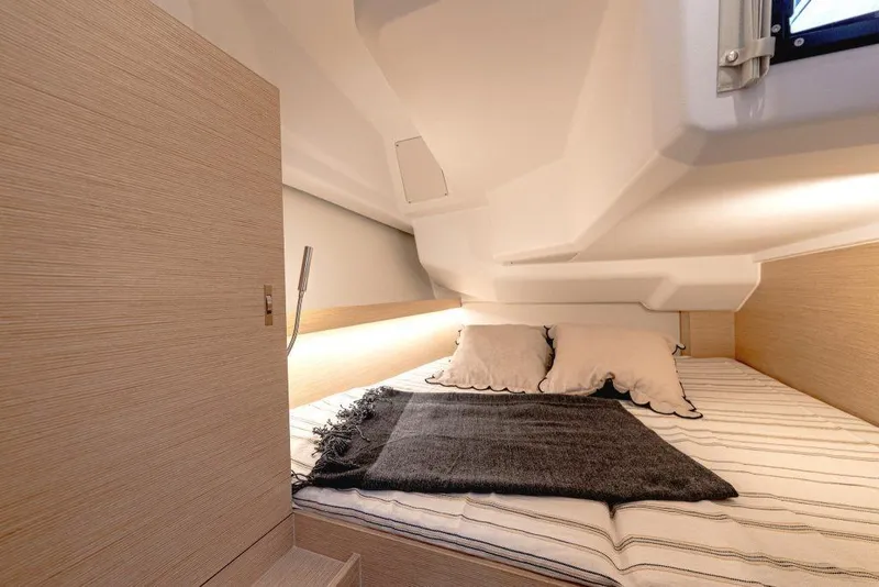 Slide: The Image of Interior of 2026 Hanse 360 yacht with cozy bedroom. - 12