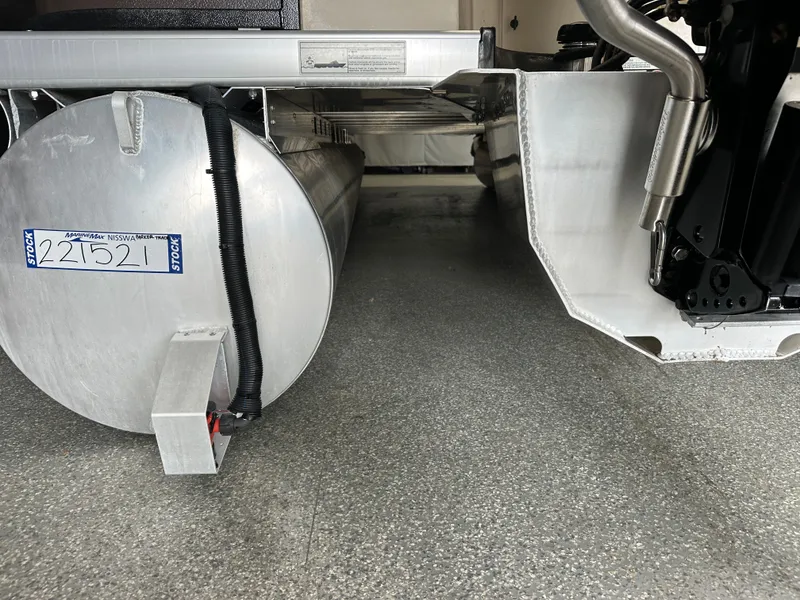 Slide: The Image of Underside of a 2015 Premier 241 Cast A Way pontoon. - 15