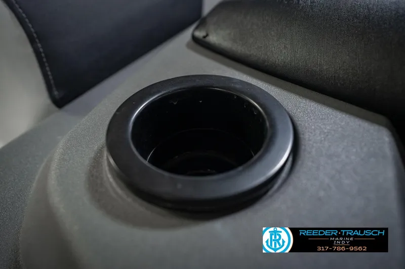 Slide: The Image of Cup holder in 2025 Bennington 20 SLS boat interior, featuring sleek design. - 53