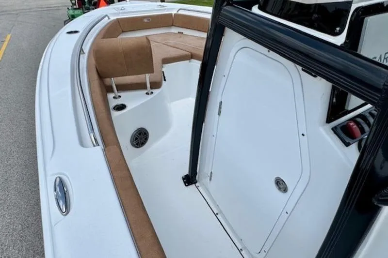 Slide: The Image of Interior view of Sea Hunt Ultra 219 boat, model year 2026. - 12