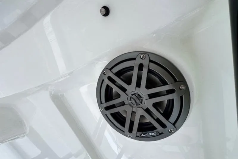 Slide: The Image of JL Audio speaker on Sea Hunt Ultra 219 boat, year 2026. - 18