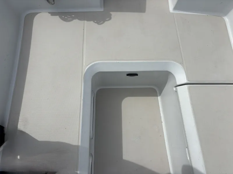 Slide: The Image of Cockpit of a 1988 Ericson 34-2 sailboat, clean and well-maintained. - 34