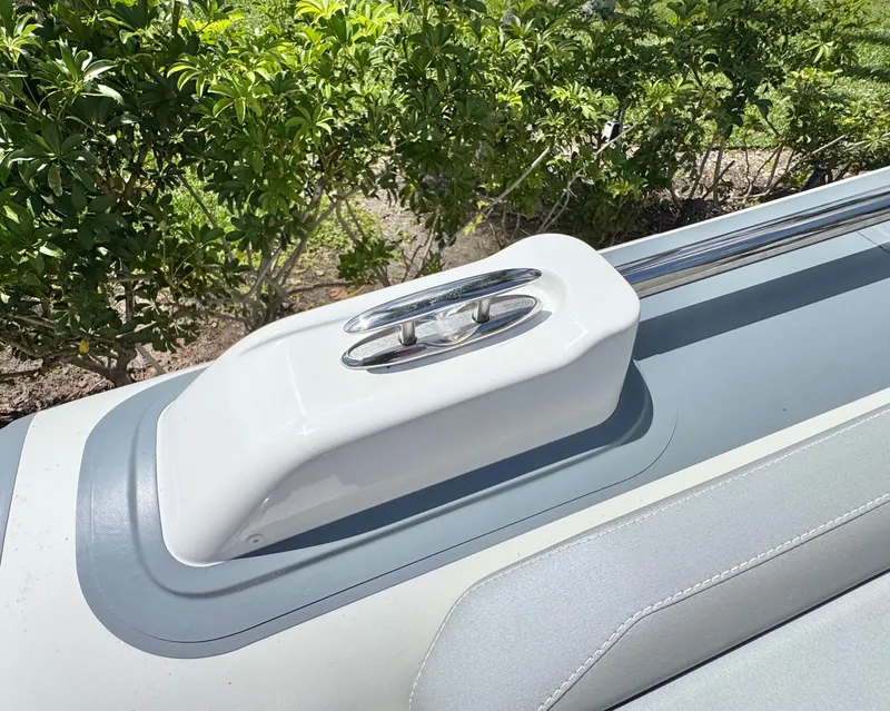 Slide: The Image of Close-up of Williams Jet Tenders Sportjet 395, year 2025. - 12