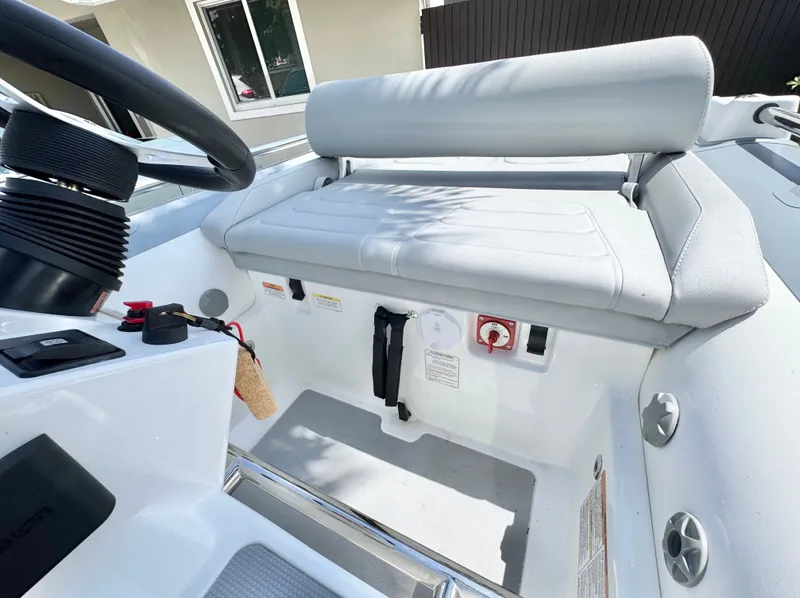 Slide: The Image of Interior of Williams Jet Tenders Sportjet 395, 2025 model. - 13