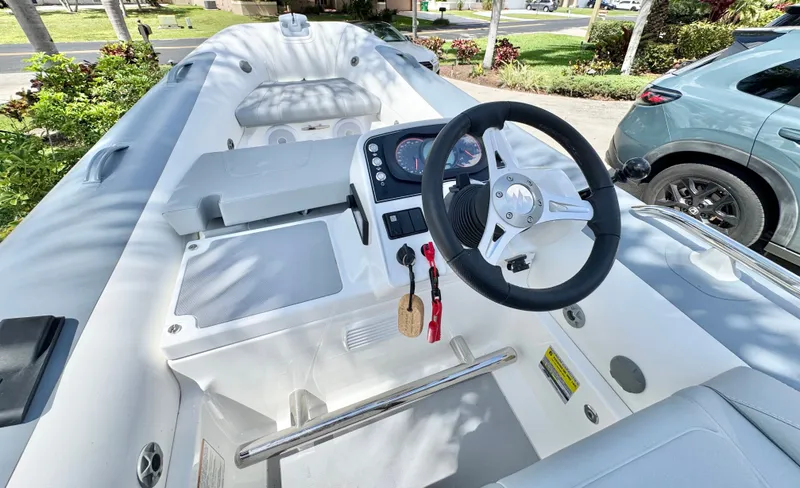 Slide: The Image of Interior view of Williams Jet Tenders Sportjet 395, year 2025. - 15