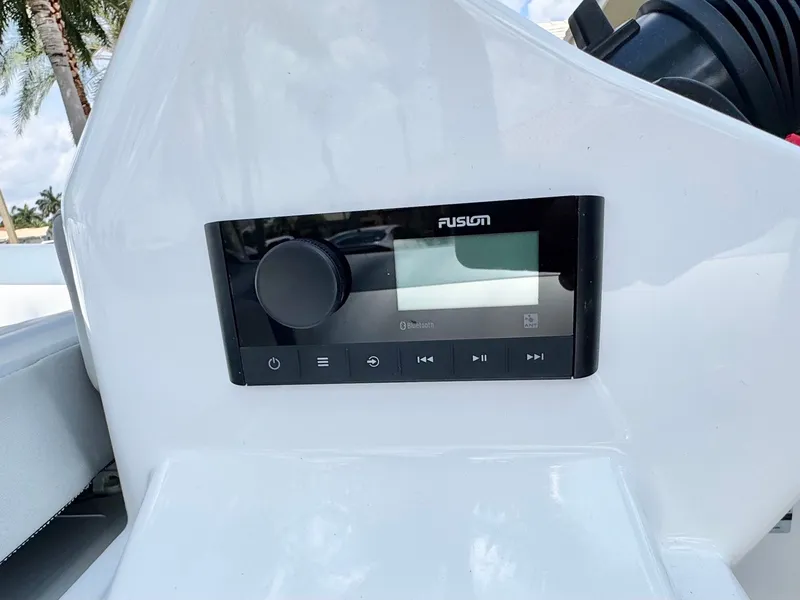 Slide: The Image of Fusion Bluetooth control on Williams Jet Tenders Sportjet 395, year 2025. - 18