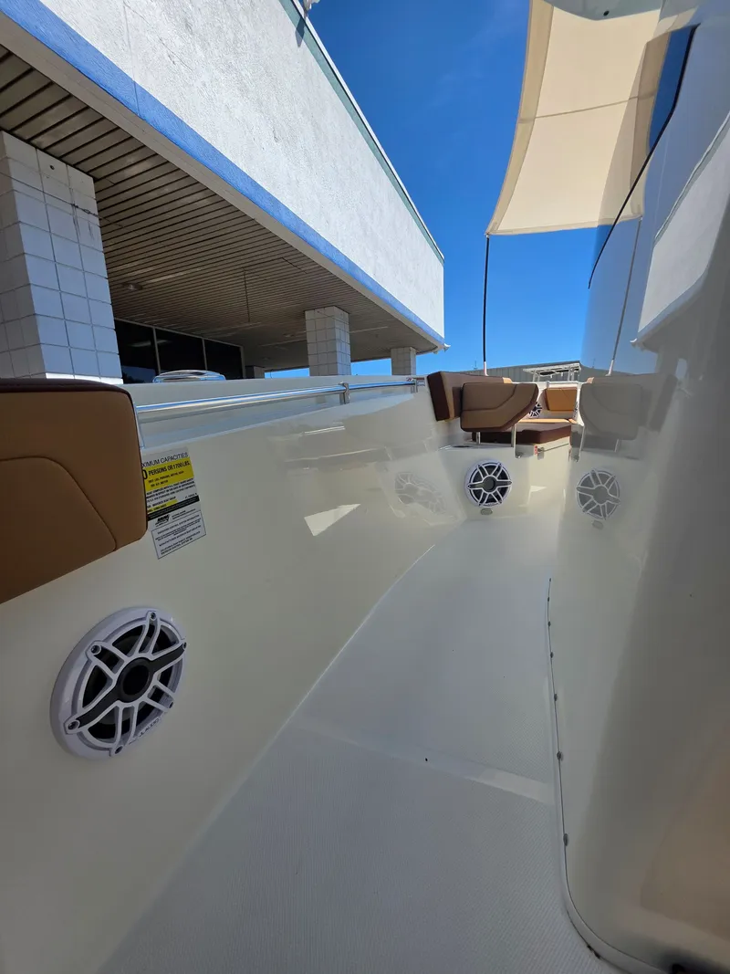 Slide: The Image of Interior view of Cobia 245CC boat, model year 2026. - 18