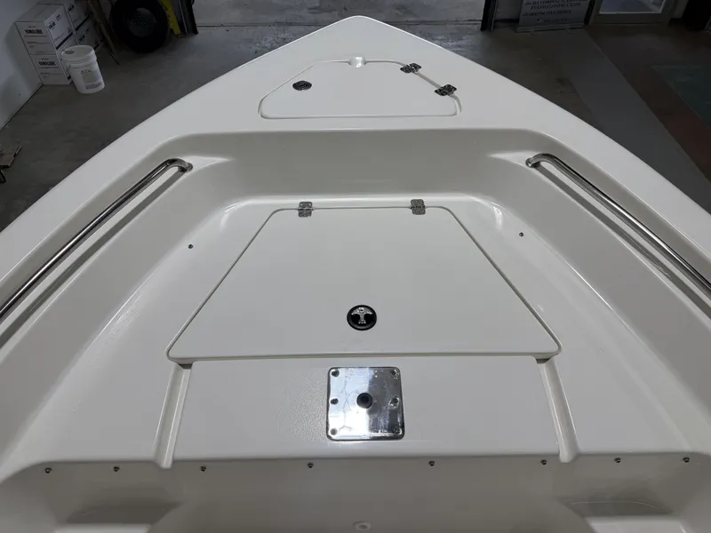 Slide: The Image of Interior view of 2026 Key West 189 FS boat deck. - 25
