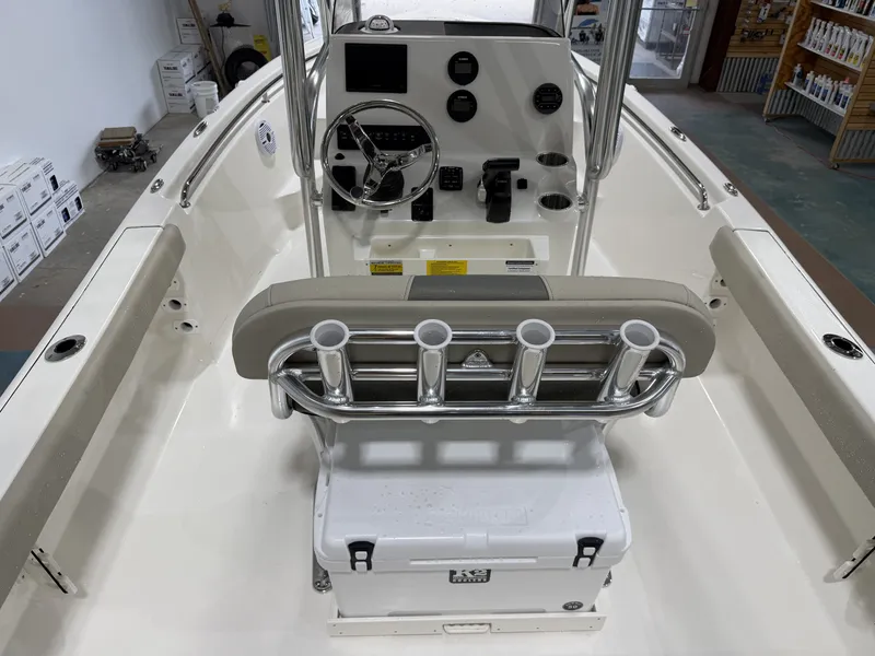 Slide: The Image of Interior view of Key West 189 FS boat, model year 2026. - 5