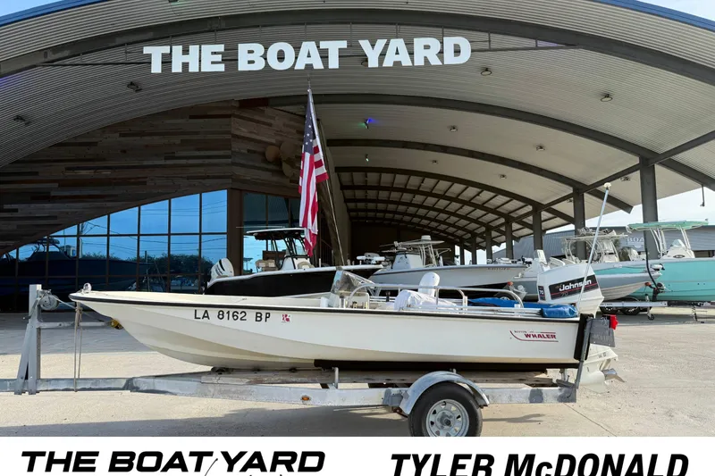 The Image of 1983 Boston Whaler Sport 15 boat on trailer at The Boat Yard dealership. - 1