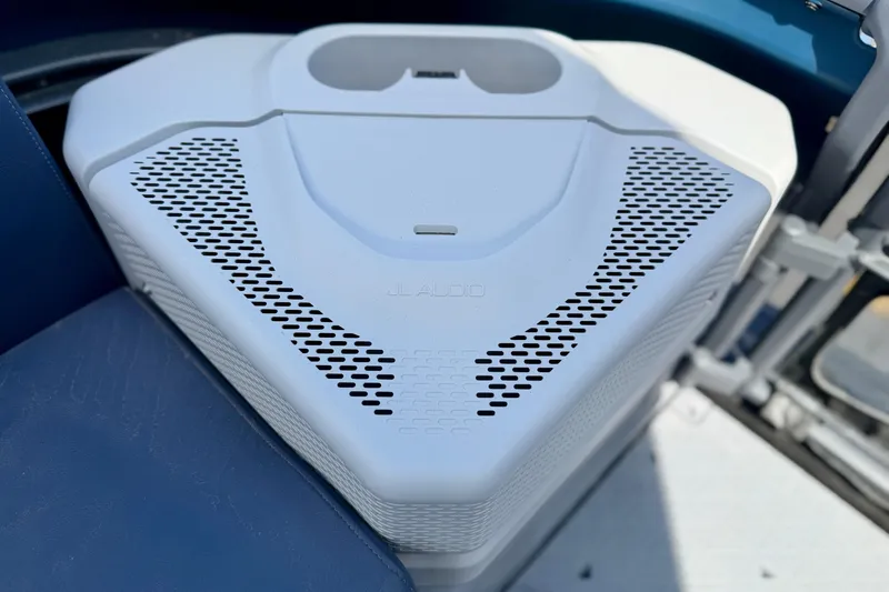 Slide: The Image of 2026 Sea-Doo Switch Cruise Limited 21 speaker system detail, featuring JL Audio design. - 4