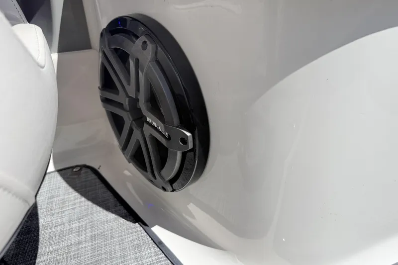 Slide: The Image of Speaker system in 2016 Chaparral 246 SSi boat interior. - 26