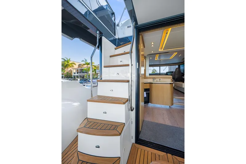 Slide: The Image of Engine room of 2018 Absolute Navetta 52 yacht, featuring Volvo Penta engine and electrical systems. - 43
