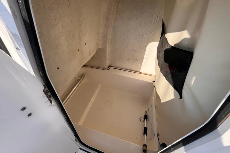 Slide: The Image of Interior view of a 2020 Sea Fox 248 Commander boat compartment. - 16
