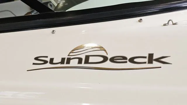 Slide: The Image of Sea Ray 200 Sundeck 2012 boat logo on white background. - 26