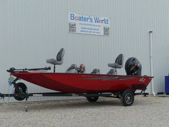 The Image of Red G3 Sportsman 1710 boat, 2026 model, at Boater's World. - 1