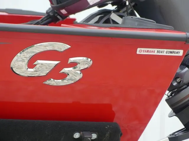 Slide: The Image of Red G3 Sportsman 1710 boat by Yamaha, year 2026. - 14