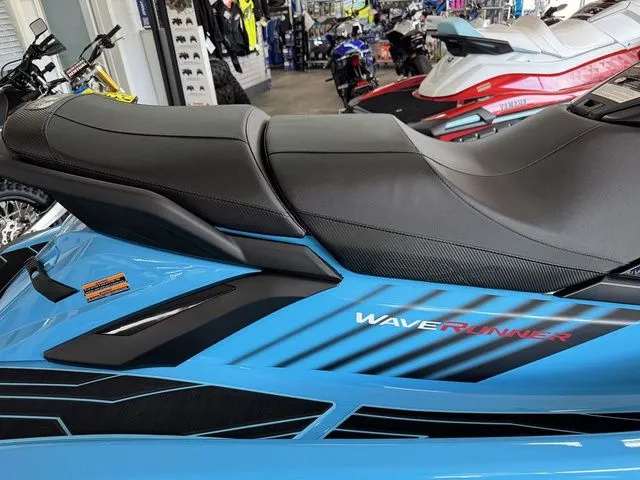 Slide: The Image of 2025 Yamaha WaveRunner FX SVHO in a showroom. - 5