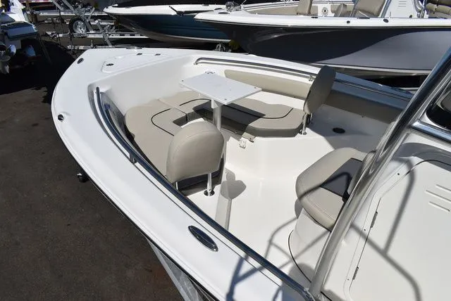 Slide: The Image of Interior view of Key West 203 FS boat, model year 2026. - 12
