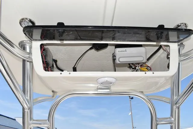 Slide: The Image of Interior view of Key West 203 FS boat roof, 2026 model. - 39