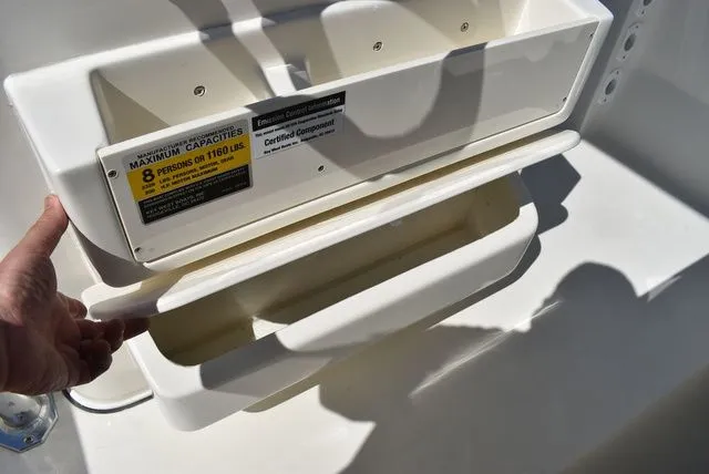 Slide: The Image of Interior view of Key West 203 FS boat, 2026 model. - 42