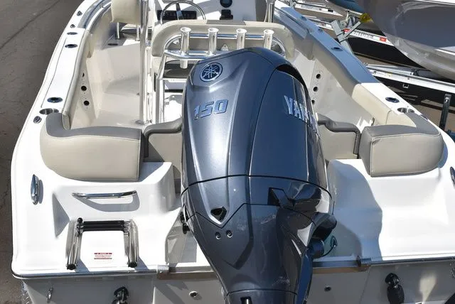 Slide: The Image of Key West 203 FS 2026 with Yamaha 150 outboard motor. - 8