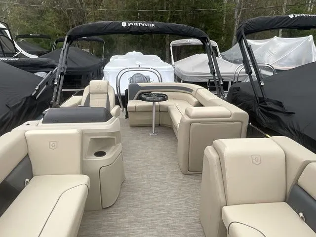 Slide: The Image of Godfrey Pontoons Sweetwater 2086 C Sport Tube 2026 with luxurious interior. - 32
