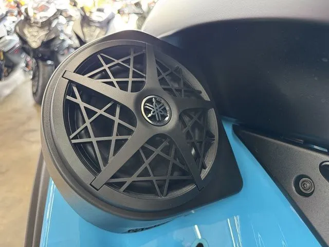Slide: The Image of Close-up of a speaker on a 2025 Yamaha WaveRunner FX SVHO. - 10