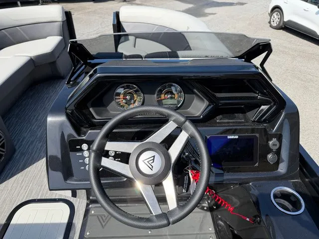 Slide: The Image of Viaggio Lago Z22B 2026 boat dashboard with modern instruments. - 5