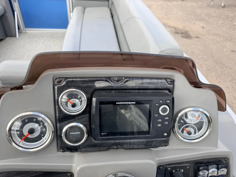 Slide: The Image of Dashboard of a 2022 Tahoe Sport 2080 CRB with Honda 4-stroke engine. - 20