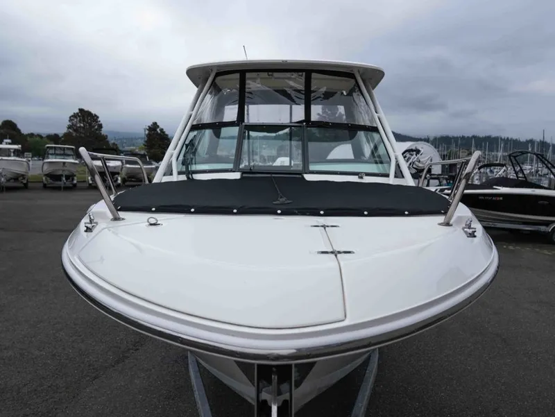 Slide: The Image of 2022 Boston Whaler 240 Vantage boat parked at harbor. - 4
