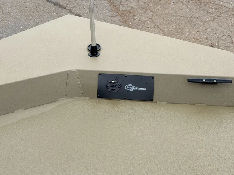 Slide: The Image of G3 GATOR TOUGH 18CC boat, 2026 model, close-up of bow. - 6