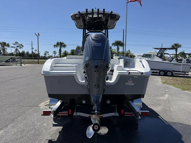 Slide: The Image of 2026 Sea Pro 222 Center Console boat with outboard motor. - 3