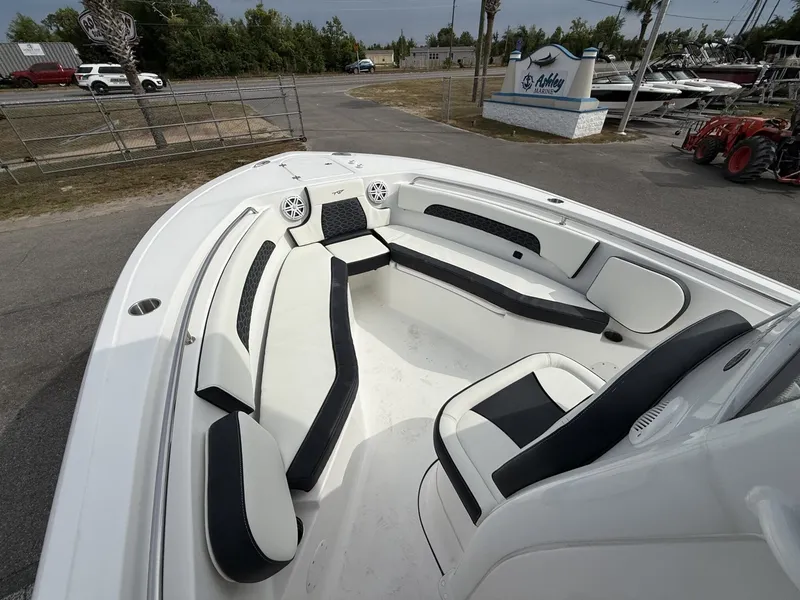 Slide: The Image of Interior view of 2026 Tidewater 232 CC Adventure boat. - 7