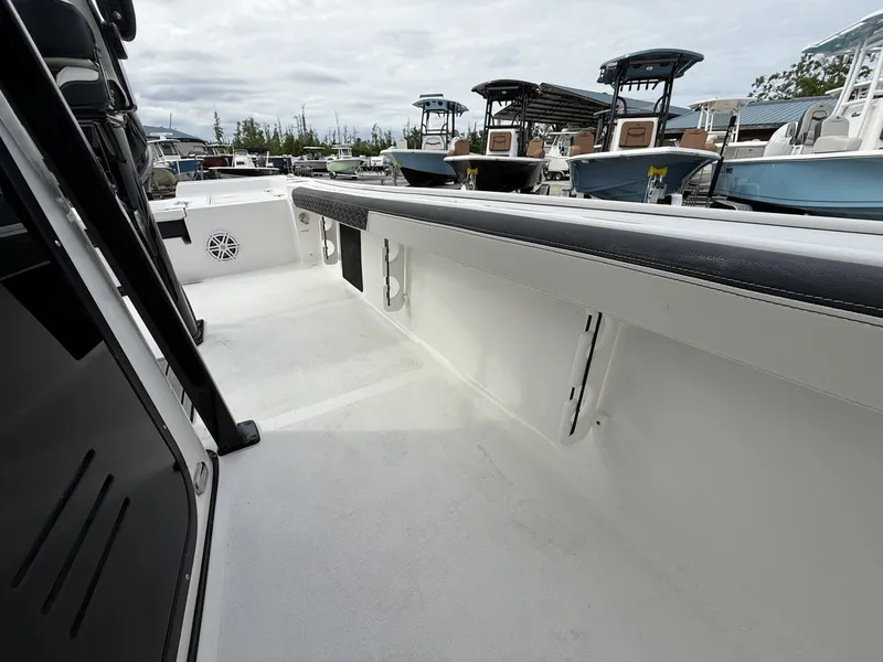 Slide: The Image of Interior view of the 2026 Tidewater 2300 Carolina Bay boat. - 9