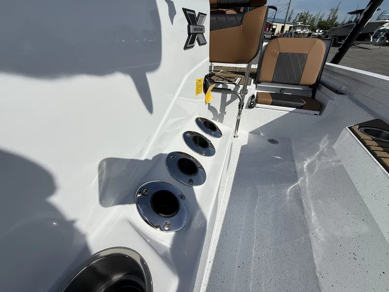 Slide: The Image of Interior view of Xpress Hyper-Lift Bay Series H20B boat, 2026 model. - 9