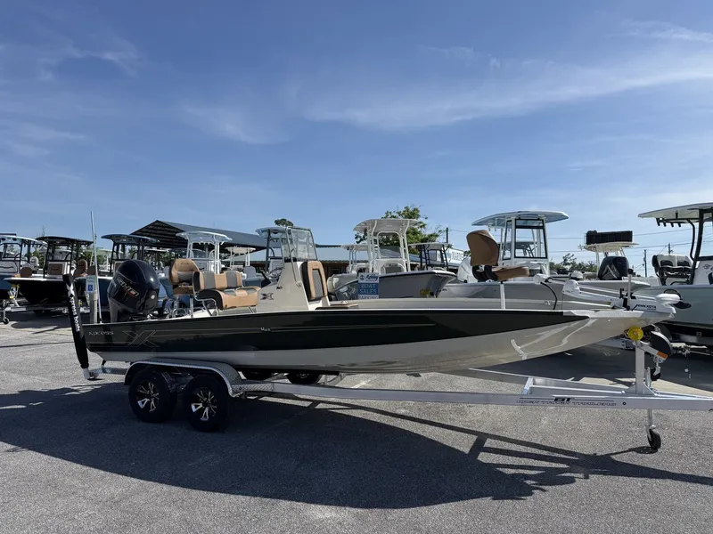The Image of 2026 Xpress Hyper-Lift Bay Series H22B boat on trailer. - 1