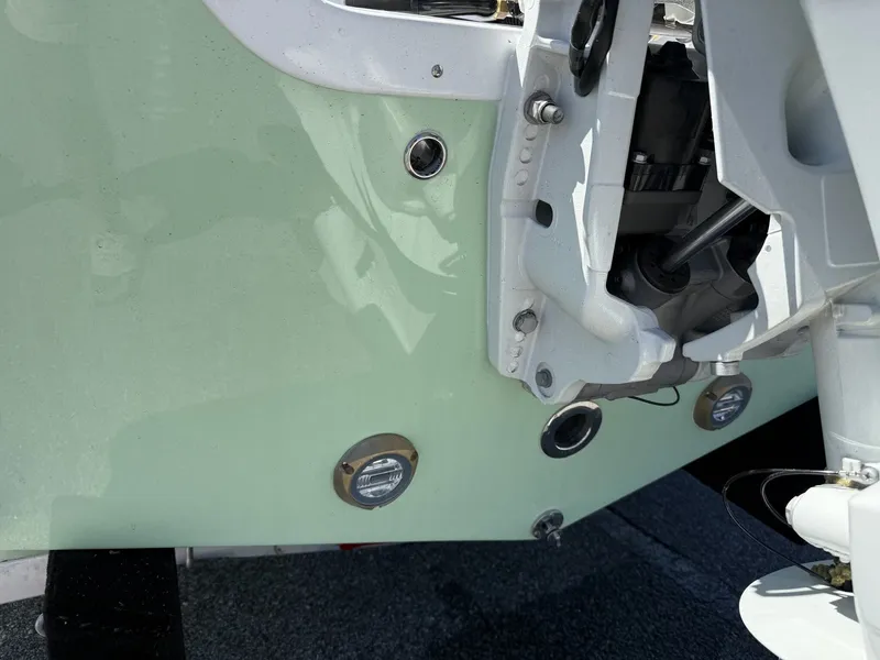 Slide: The Image of Rear view of a 2026 Sea Pro 222 Center Console boat. - 4