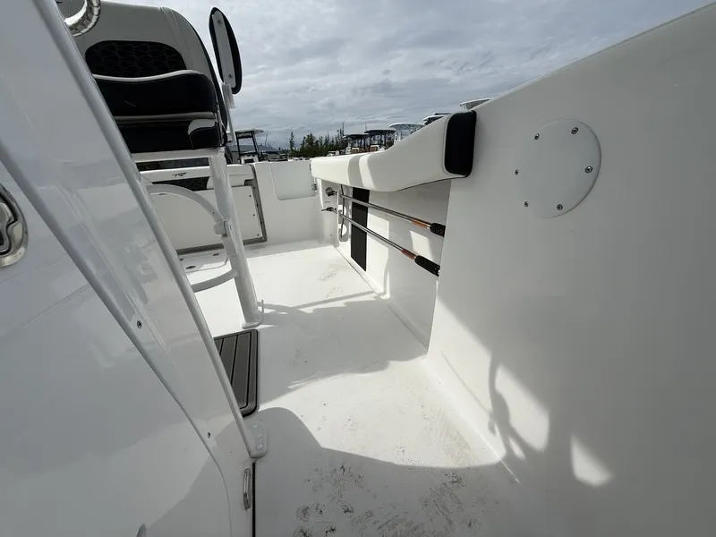 Slide: The Image of Interior view of 2026 Tidewater 232 CC Adventure boat. - 9