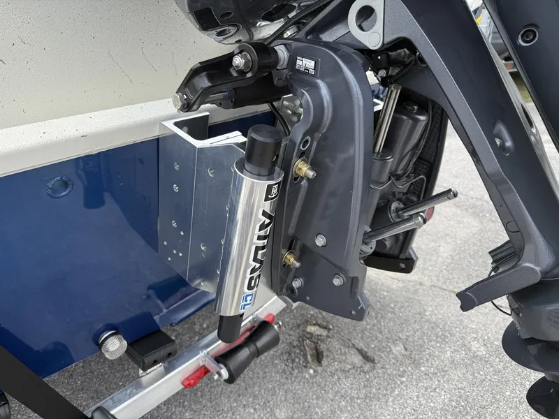 Slide: The Image of Close-up of the Xpress X23B Bay Lounge 2026 motor. - 7