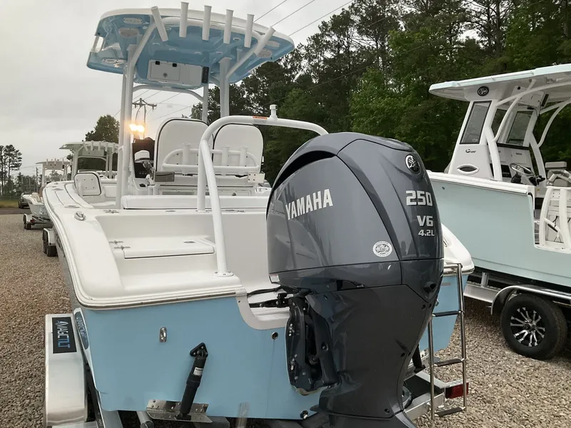 Slide: The Image of 2024 Sea Pro 222 Center Console with Yamaha 250 V6 engine. - 6